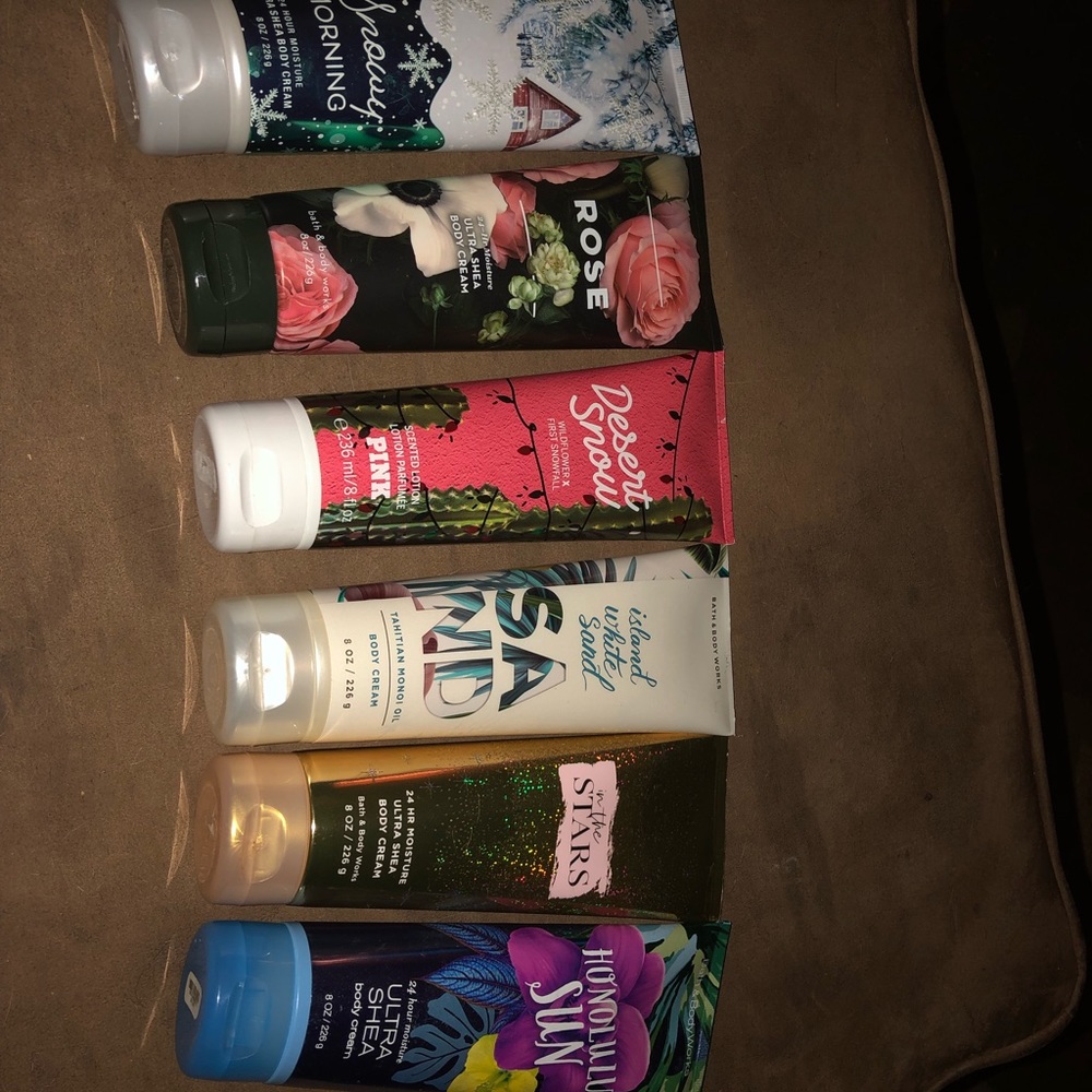 Bath and body works shea lotion lot